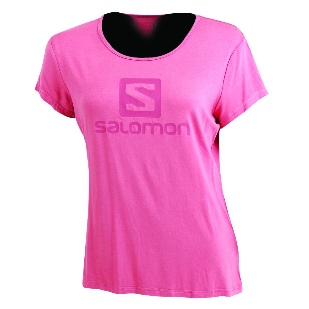 Salomon WARRIOR SS TE W Camisetas Mujer - Fucsia - Colombia (79053-SLEF)